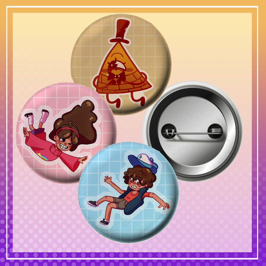 Gravity Falls button pin (small) Preview Image