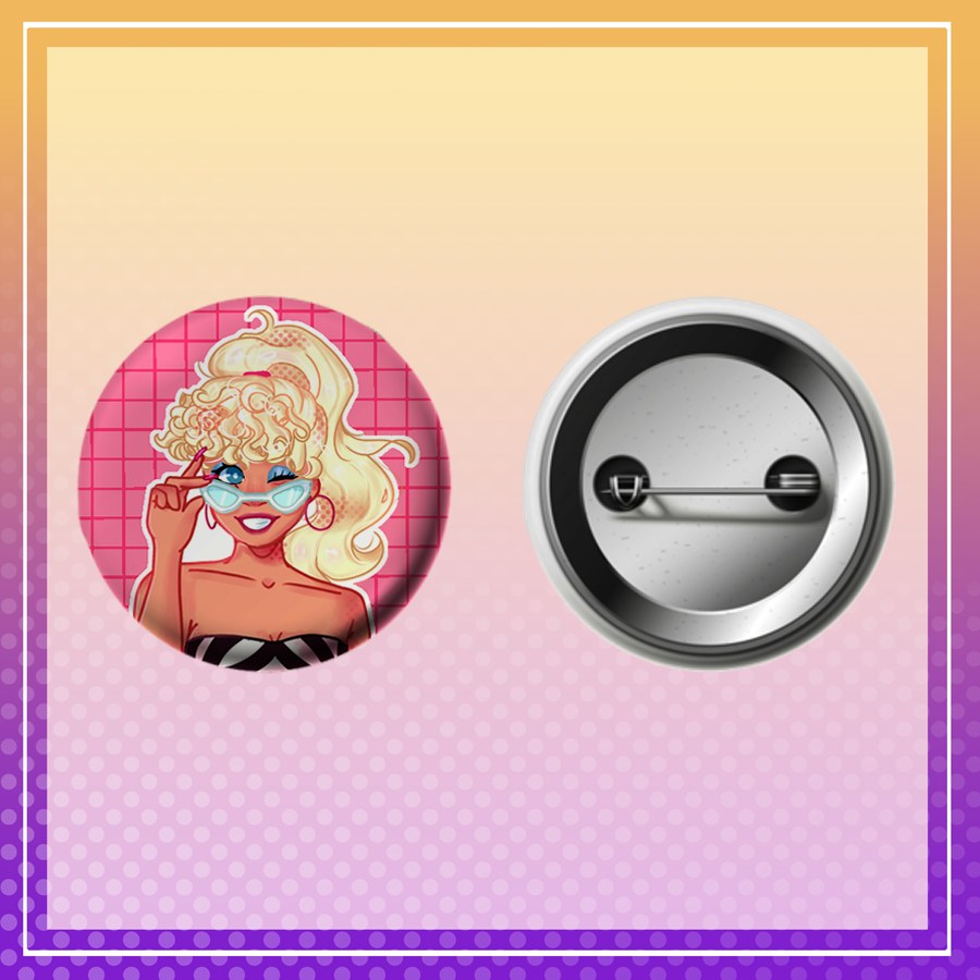 Barbie button pin (small) Preview Image
