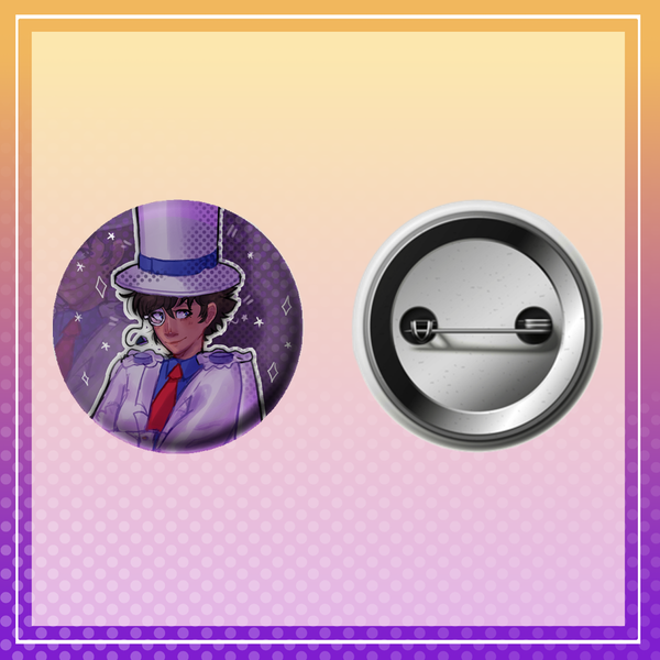 Detective Conan button pin (big) Image 2 Preview