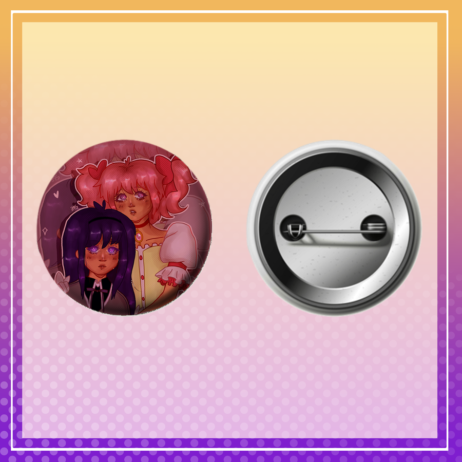 Madoka Magica button pin (big) Preview Image