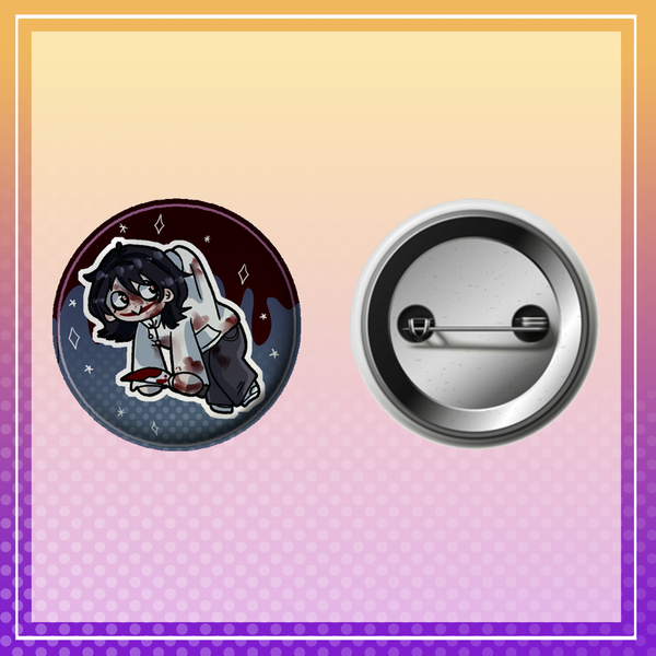 Jeff The Killer button pin (small) Image 1 Preview