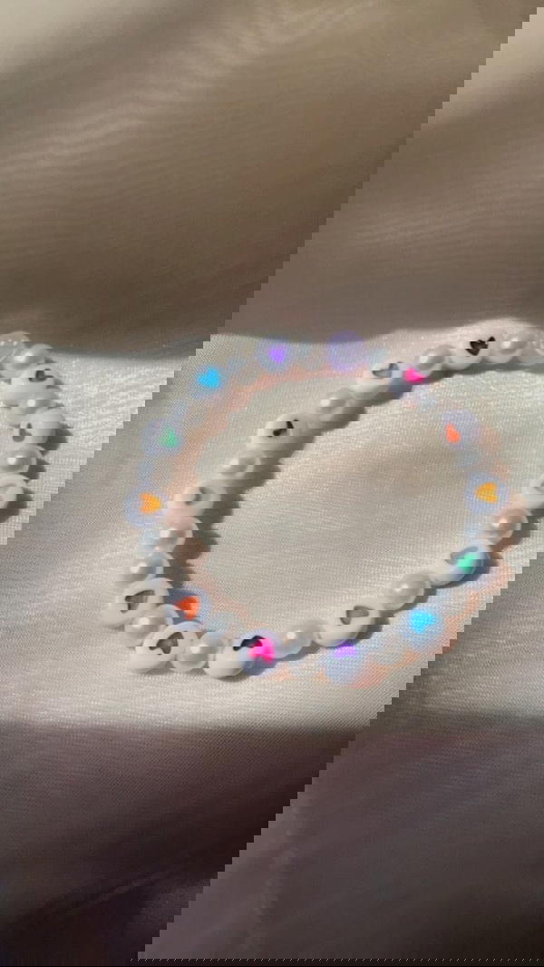 Colourfull Necklace with Bracelet Image 2 Preview