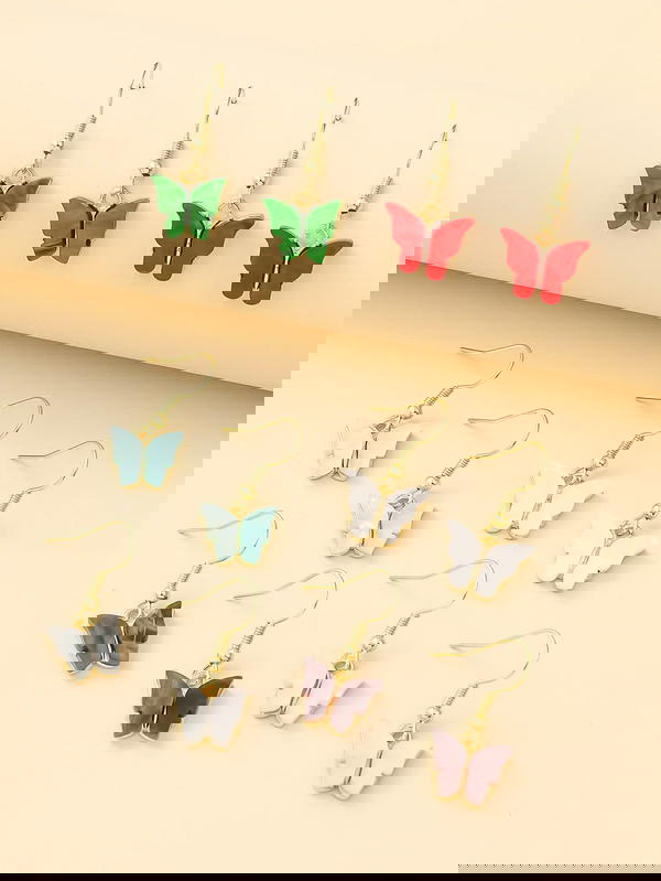 Butterfly Charms Earrins Image 1 Preview