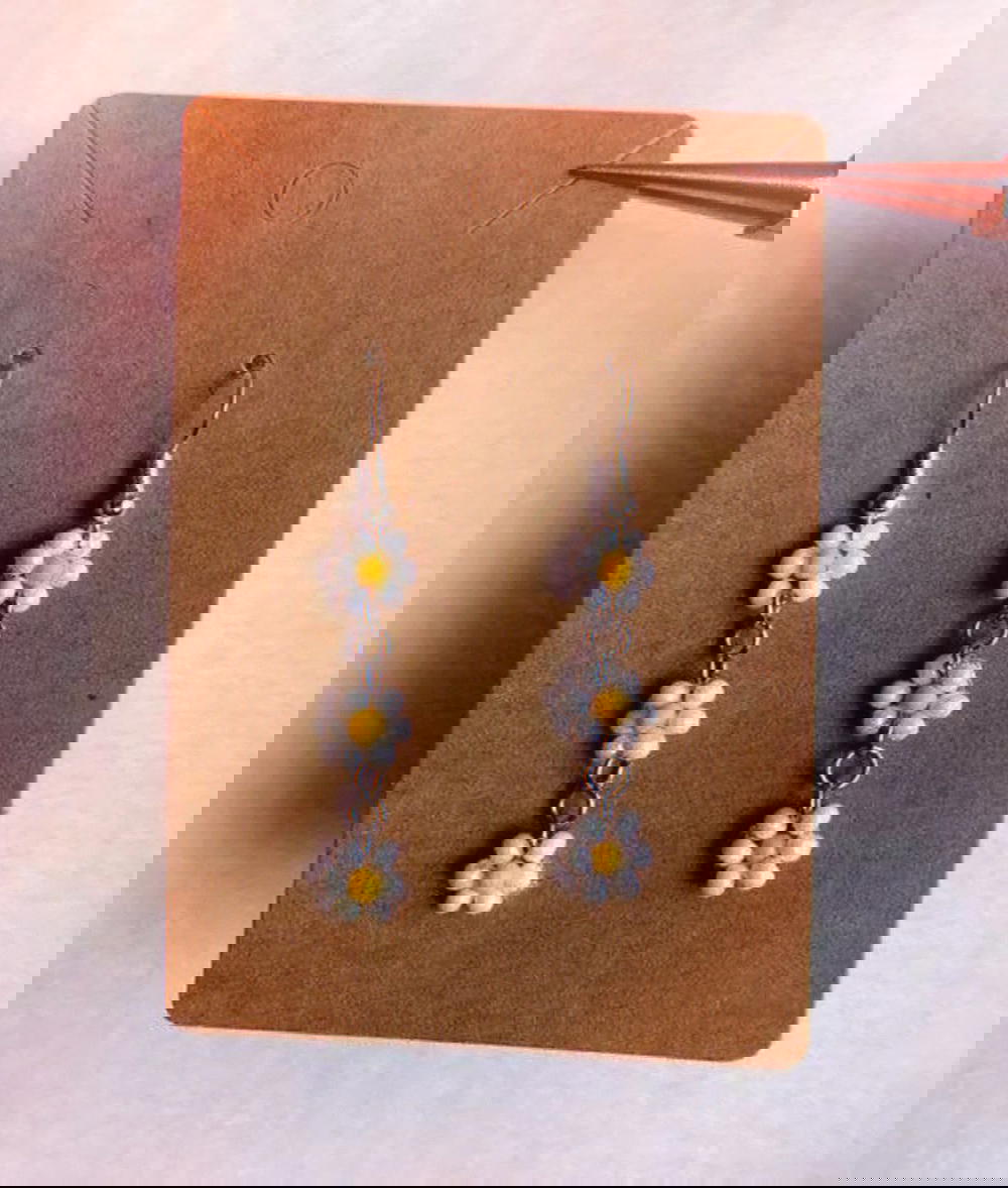 Tall Flower Earrings  Preview Image