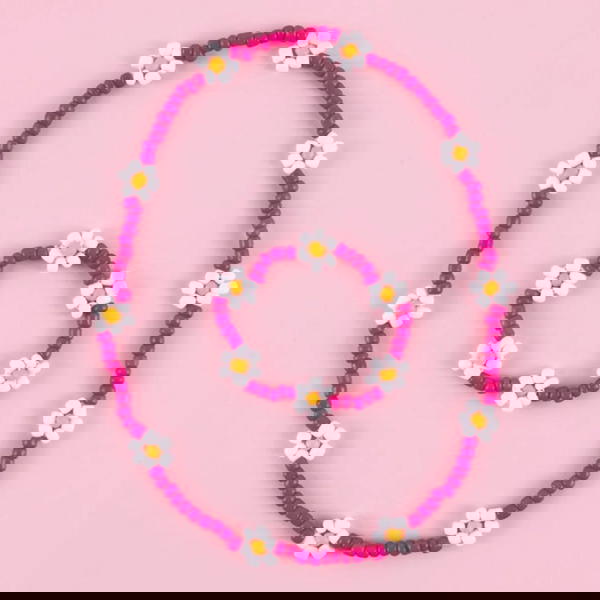 Necklace Flower Beads  Image 2 Preview