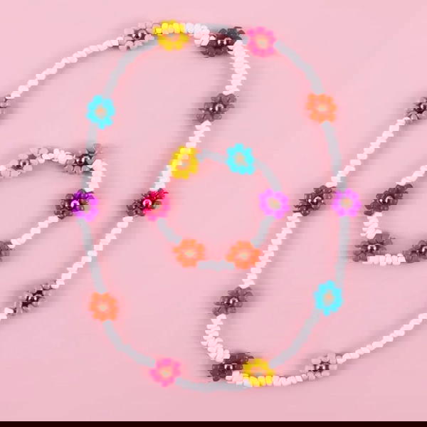Necklace Flower Beads  Image 6 Preview