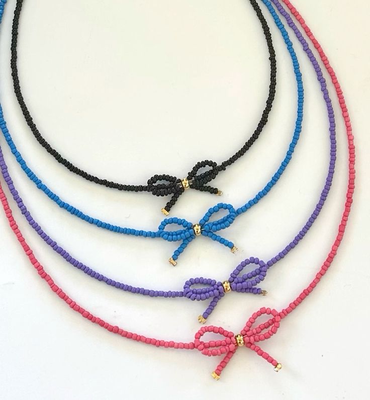 Bowknot bead necklace Preview Image