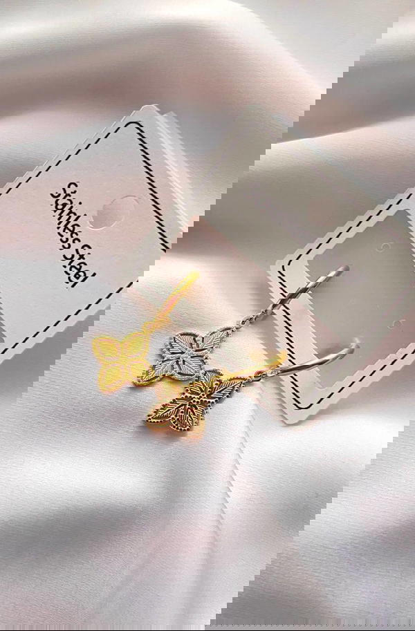 Pure chic stainless steel earrings. Image 1 Preview