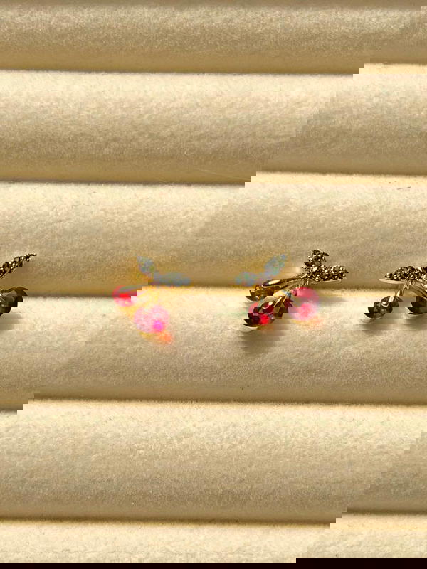 Criss-Cross Stud Earrings  Image 1 Preview