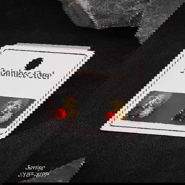 Criss-Cross Stud Earrings 🍒 Image 1 Preview