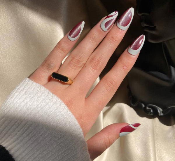 Pearl stainless steel ring ꒰ঌ ໒꒱  Image 7 Preview