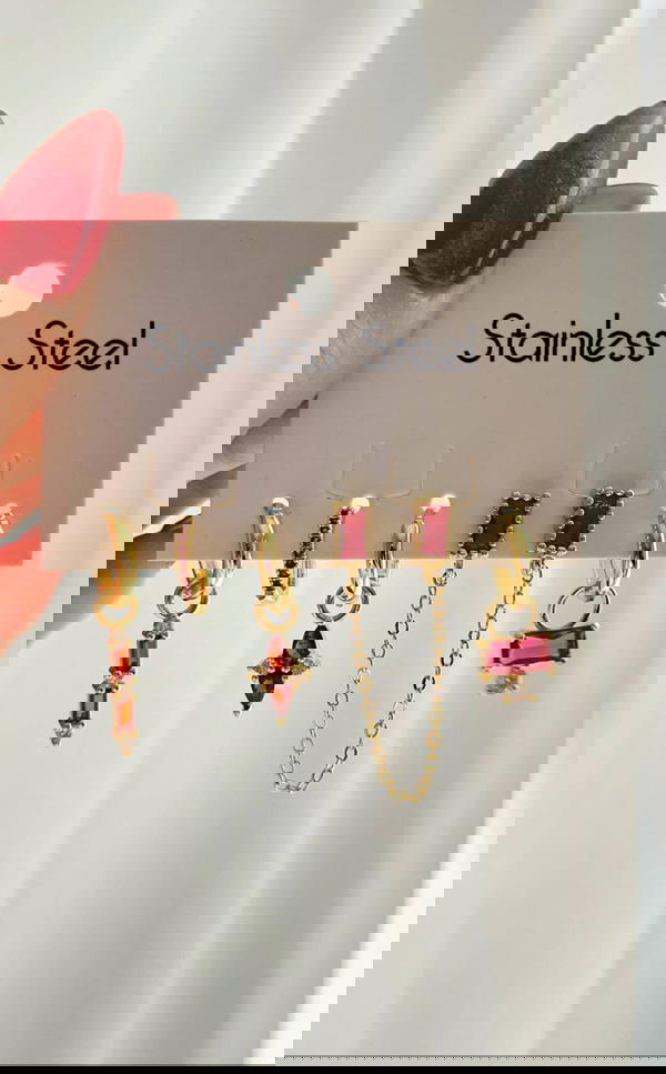 Collection of piercing earrings  Image 3 Preview