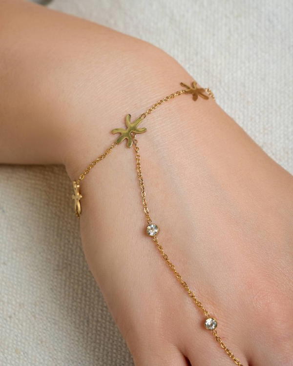 Hand chain Free size ring Image 7 Preview