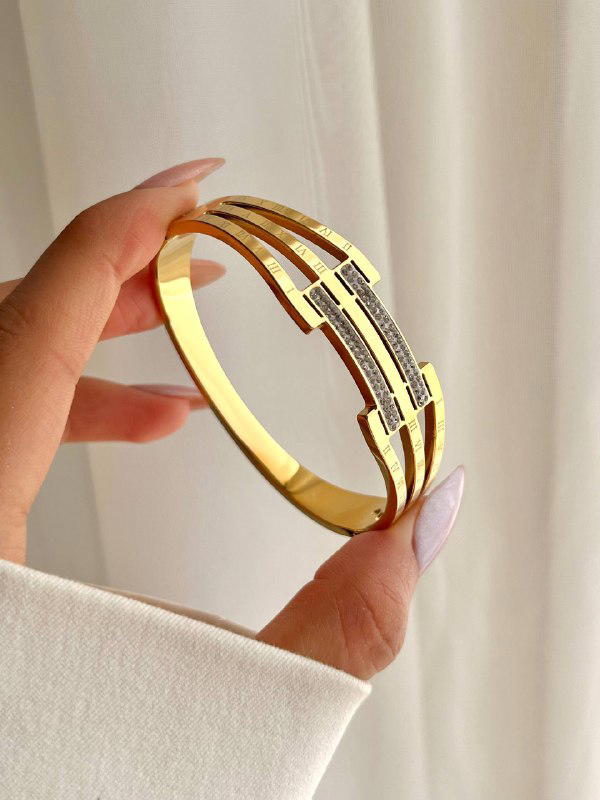 Trendy pure stainless bracelet Image 3 Preview