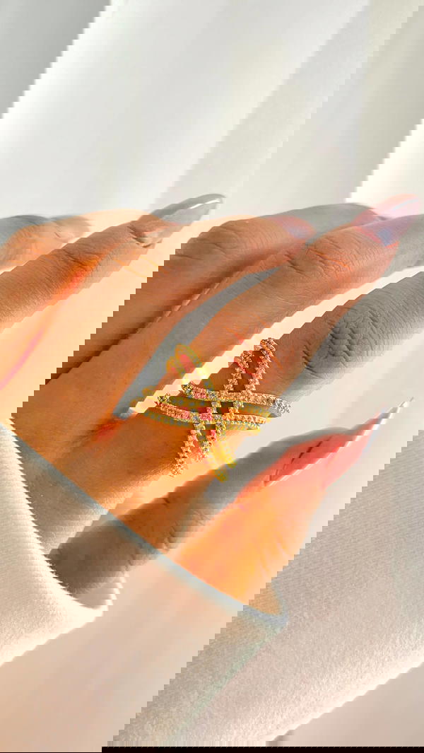 Simple gold plated ring  Image 2 Preview