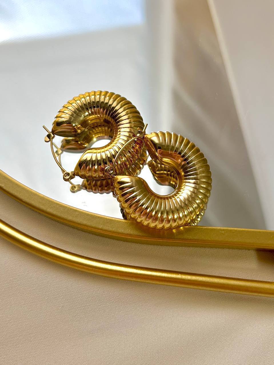 Spiral hoop earrings Preview Image