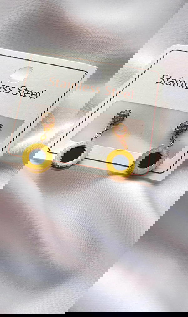 Bulgari Rhinestone Earrings Image 2 Preview