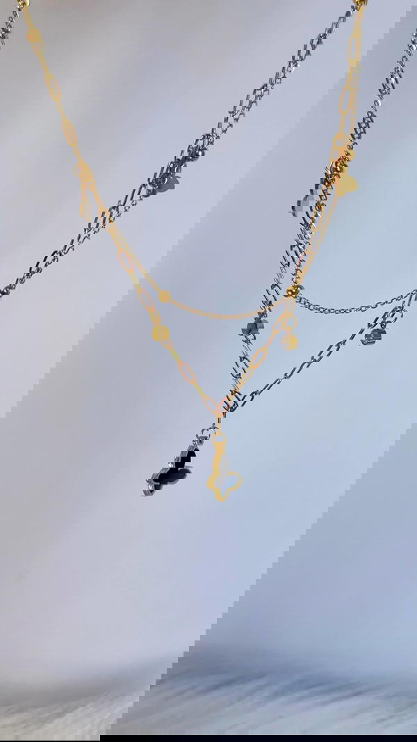 Two-tier butterfly necklace ⋆.˚🦋༘  Image 1 Preview