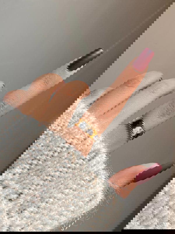 Black and white heart ring 🖤🤍🪄 Image 2 Preview