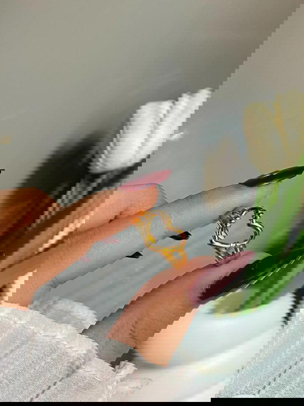 Free size heart ring  ๐  Image 4 Preview