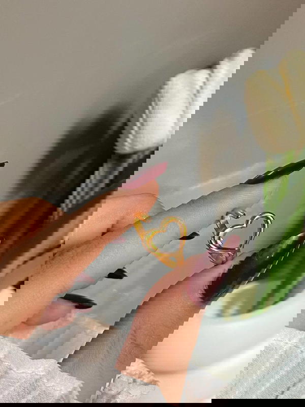 Free size heart ring  ๐  Image 5 Preview