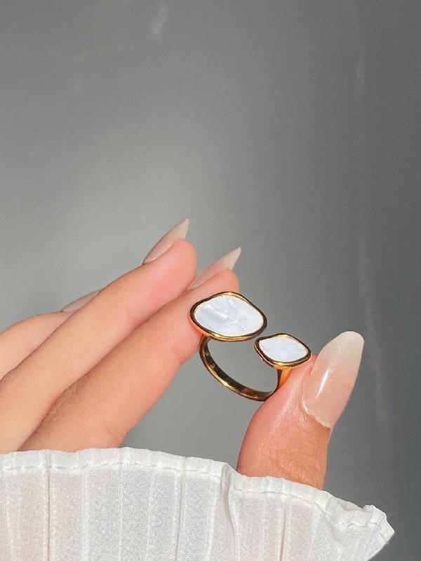 White stone ring  ☯ ㅤ♡ྀི   Image 2 Preview