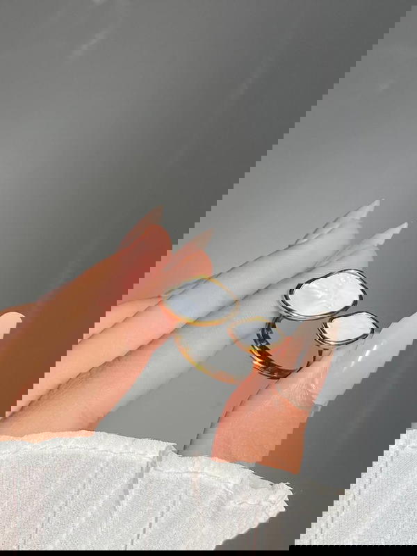 White stone ring  ☯ ㅤ♡ྀི   Image 3 Preview