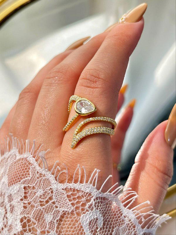 Gold plated Tulip ring  🌷 Preview Image