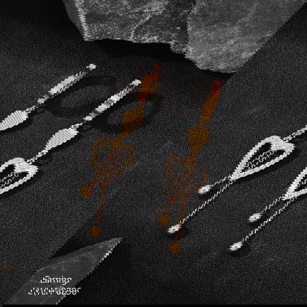 Stainless heart earrings ๐ Preview Image