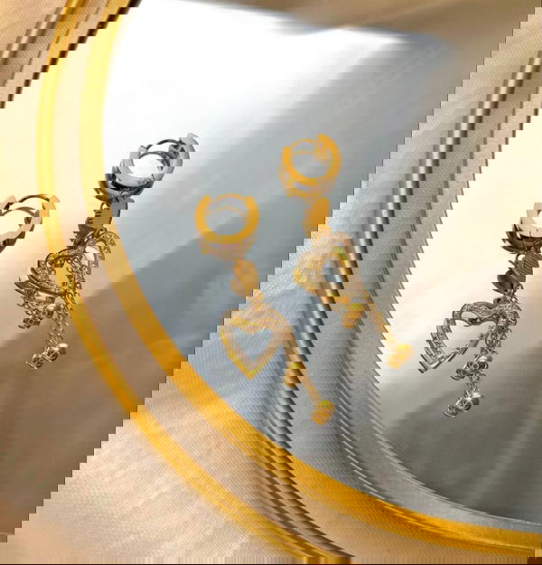 Stainless heart earrings ๐ Image 2 Preview