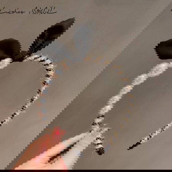 Shein Trends Pearl Hair Hoop  🦪🤍 Image 3 Preview