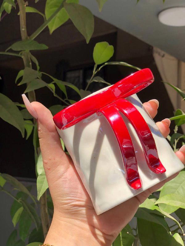 Porcelain Bow mugs ☕🎀ྀིྀི Image 4 Preview