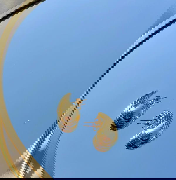 Pure stainless teardrop earrings ๐ง๐ Image 2 Preview