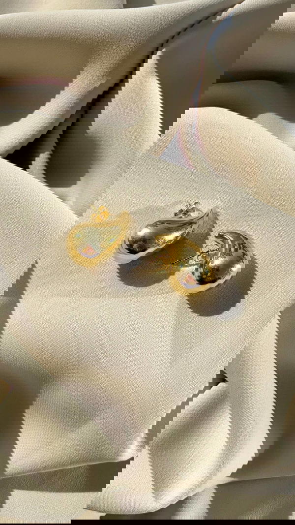 Pure stainless teardrop earrings ๐ง๐ Image 4 Preview