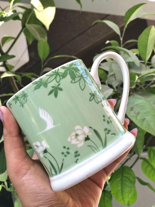 Leaf mug 350 ml  ༄˖°.🍃.ೃ࿔*:・ Image 2 Preview