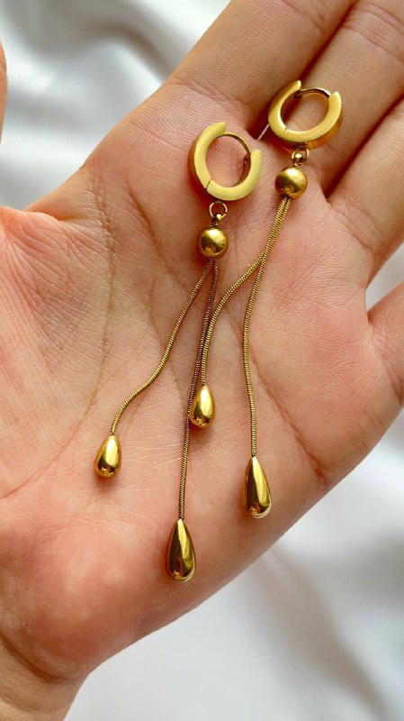 Dangling hoop earrings ❣︎ Image 2 Preview