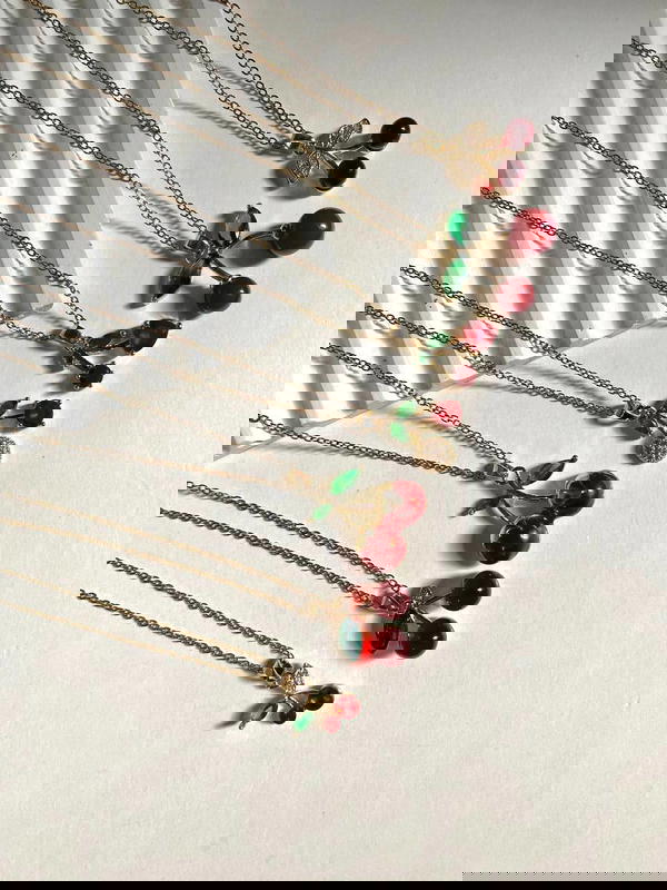 Cherry-shaped chains ˚˖𓍢ִ໋🍒✧˚.⋆ Image 1 Preview