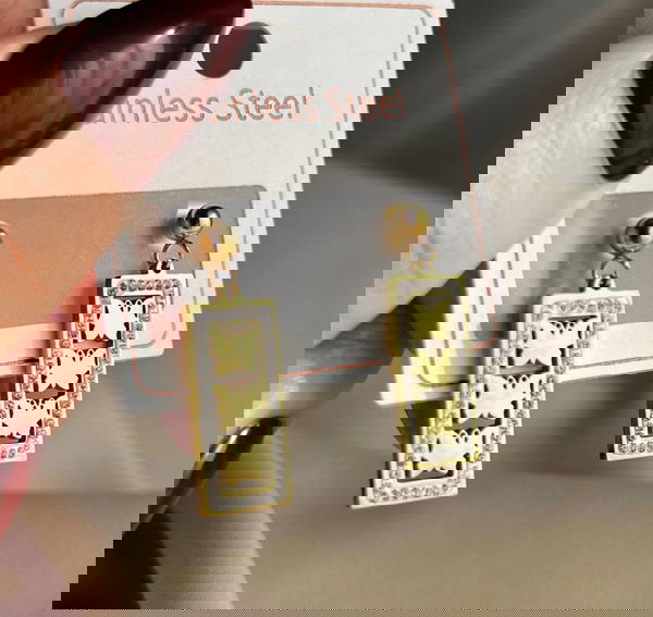 Rhinestone Butterfly Earrings  ⋆.°🦋༘⋆ Image 2 Preview