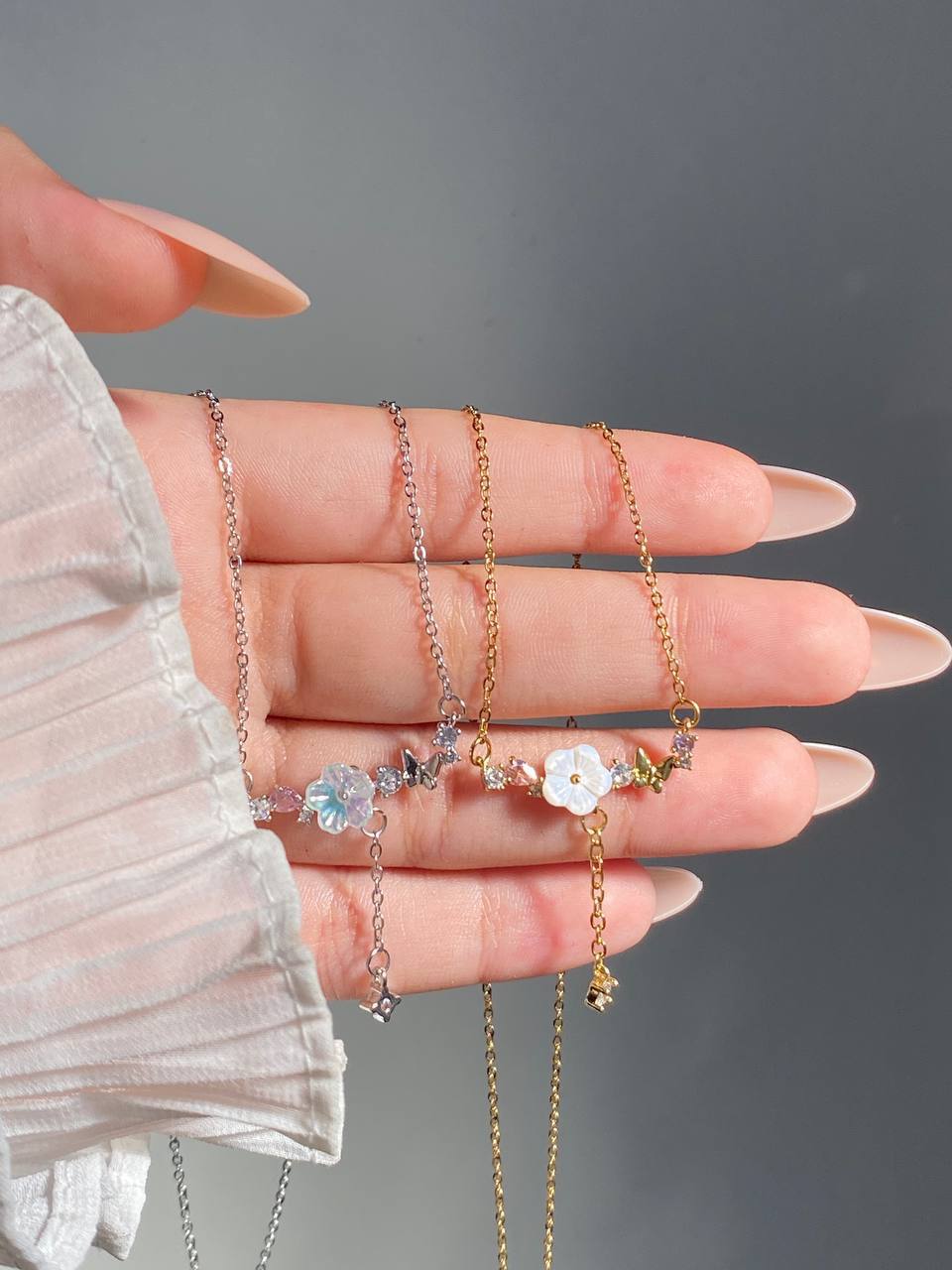 Butterfly necklace GOLD &SILVER 🦋⃟ Preview Image