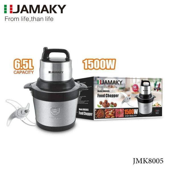 كبة كهربائية جماكي، 1500 وات، 6.5 لتر، استانلس، فضي، JMK 8005 Image 1 Preview