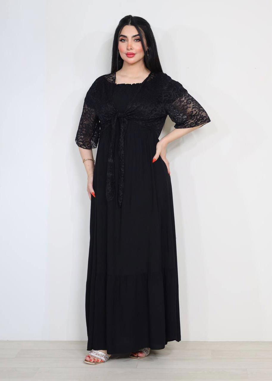 دشداشة كشمير طويلة + وشاح / N182 Preview Image