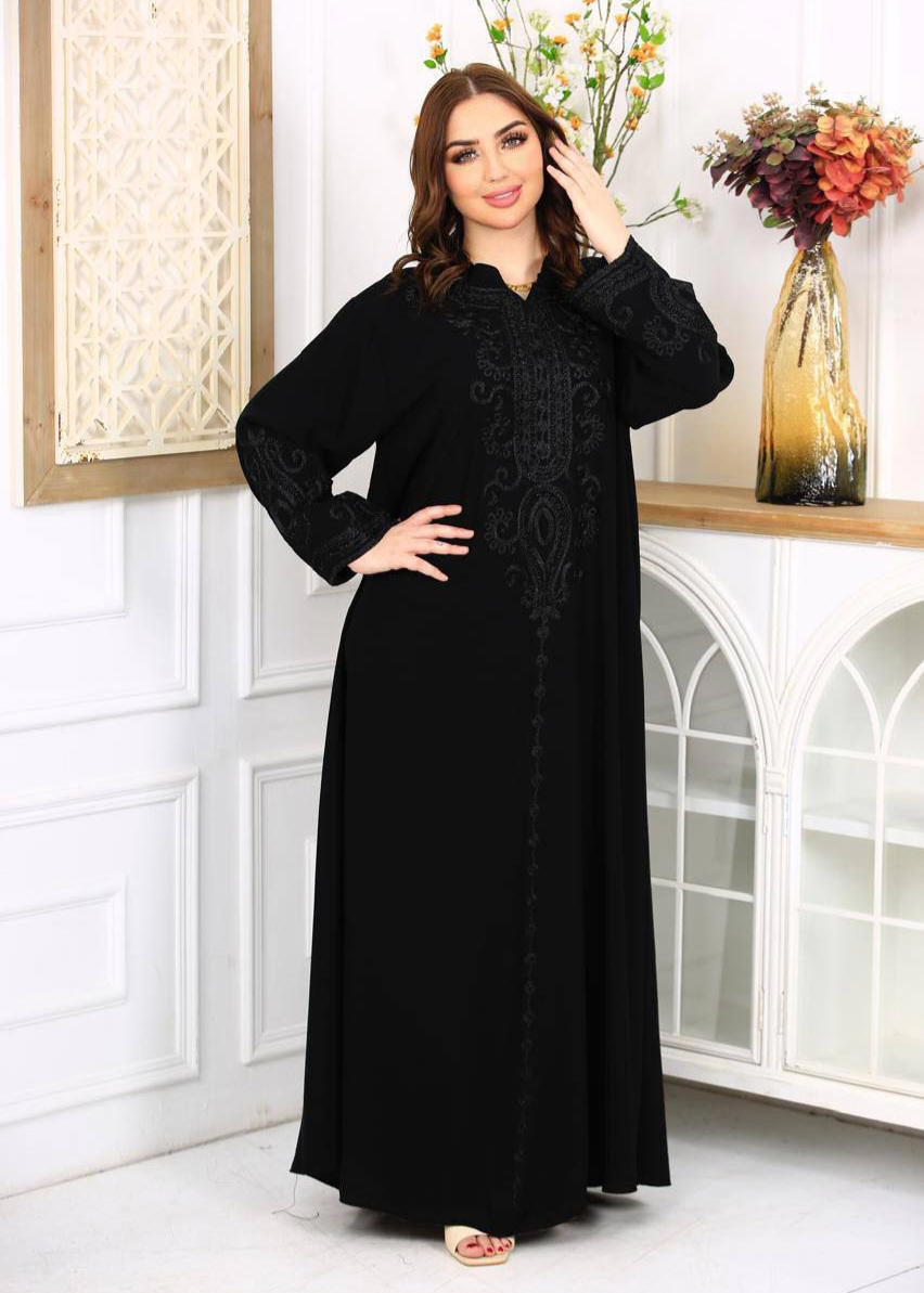 دشداشة كشمير طويلة تطريز كود / N153 Preview Image