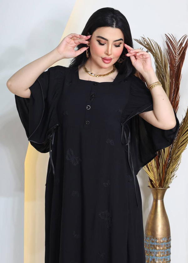 دشداشة كشمير طويلة تطريز كود / N176 Image 2 Preview
