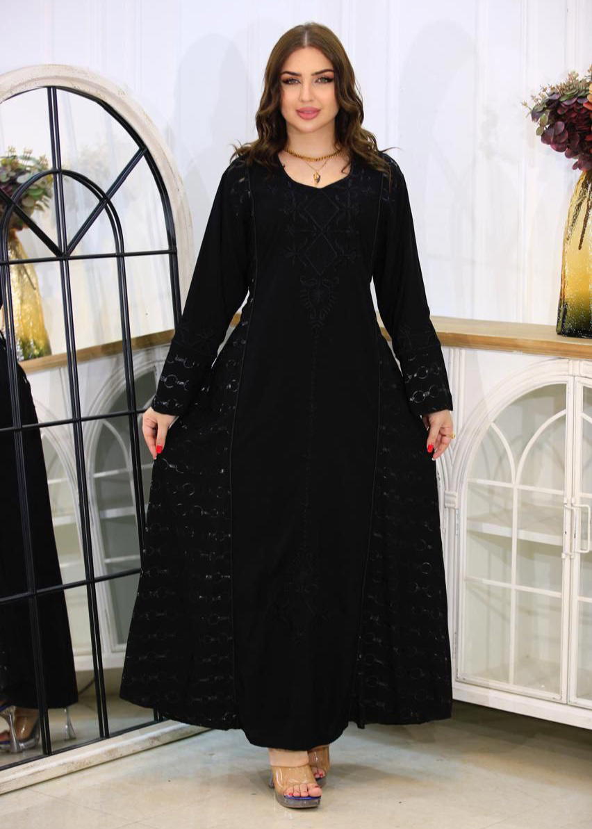 دشداشة كشمير طويلة تطريز / N173 Preview Image