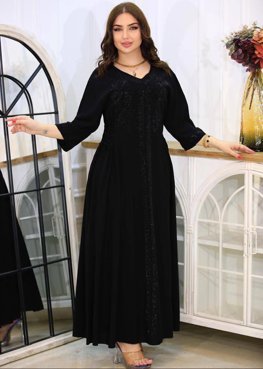 دشداشة كشمير طويلة تطريز / N174 Preview Image