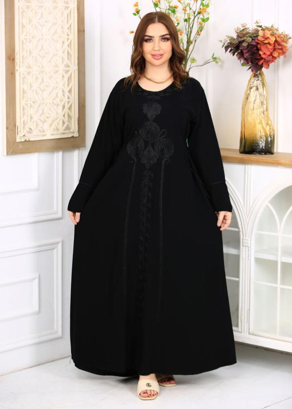 دشداشة كشمير طويلة تطريز / N179 Image 1 Preview
