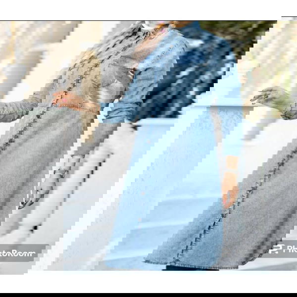 شميز جينز Image 2 Preview