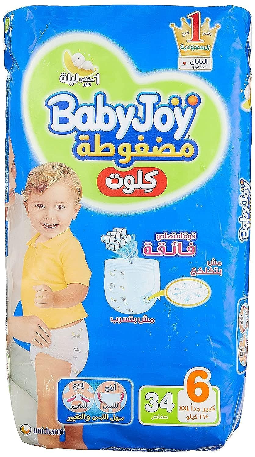 بيبي جوي حفاضات بانتس مقاس /6 / 34 حفاضة  Preview Image
