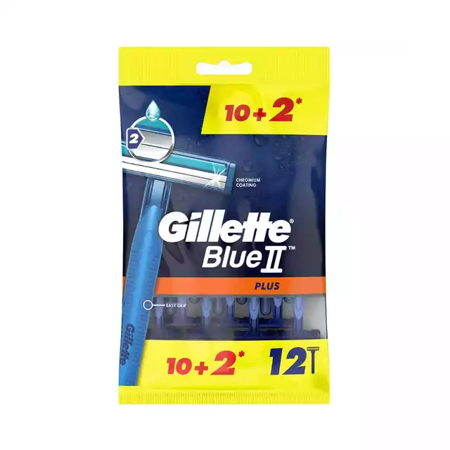 Gillette Blue II Plus Disposable Razors 10 + 2 free Razors Preview Image