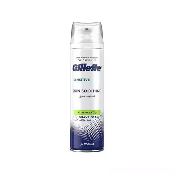 Gillette Sensitive Skin Shaving Foam 250ML Image 1 Preview